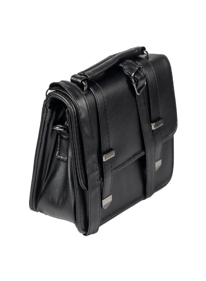 Heartbeat Crossbody Sling Bag for Women | Stylish crossbody sling bag for girls/women (Black_BLK-SRAP-1508) - Image 2